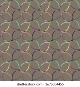 Abstrakte Hintergrundtextur im geometrischen Zierstil. Nahtloses Design.
