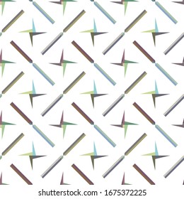 Abstrakte Hintergrundtextur im geometrischen Zierstil. Nahtloses Design.