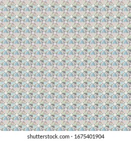 Abstract background texture in geometric ornamental style. Seamless design.