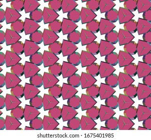 Abstrakte Hintergrundtextur im geometrischen Zierstil. Nahtloses Design.