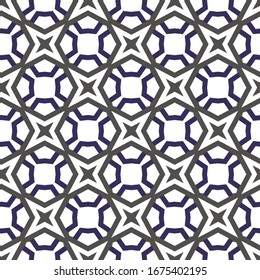 Abstract background texture in geometric ornamental style. Seamless design.