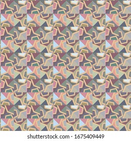 Abstract background texture in geometric ornamental style. Seamless design.