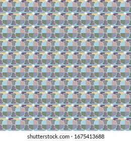 Abstrakte Hintergrundtextur im geometrischen Zierstil. Nahtloses Design.