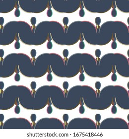 Abstract background texture in geometric ornamental style. Seamless design.