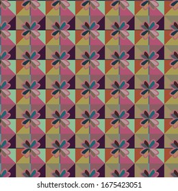 Abstract background texture in geometric ornamental style. Seamless design.