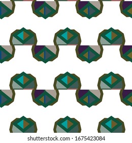 Abstract background texture in geometric ornamental style. Seamless design.