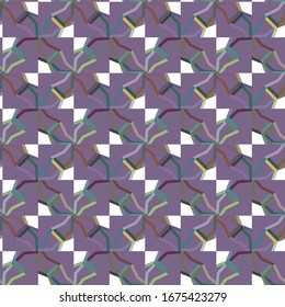 Abstract background texture in geometric ornamental style. Seamless design.