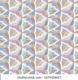 Abstrakte Hintergrundtextur im geometrischen Zierstil. Nahtloses Design.