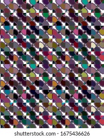 Abstract background texture in geometric ornamental style. Seamless design.