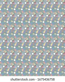 Abstract background texture in geometric ornamental style. Seamless design.