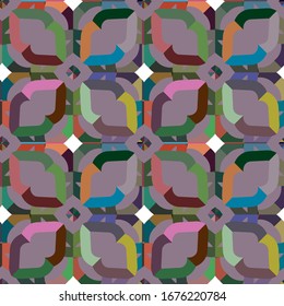 Abstract background texture in geometric ornamental style. Seamless design.