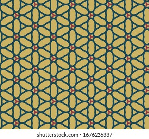 Abstract background texture in geometric ornamental style. Seamless design.