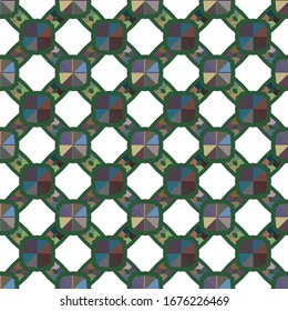 Abstrakte Hintergrundtextur im geometrischen Zierstil. Nahtloses Design.