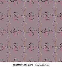 Abstract background texture in geometric ornamental style. Seamless design.