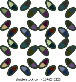Abstract background texture in geometric ornamental style. Seamless design.