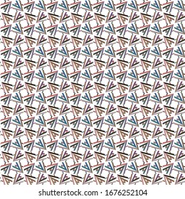 Abstrakte Hintergrundtextur im geometrischen Zierstil. Nahtloses Design.