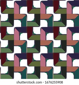 Abstract background texture in geometric ornamental style. Seamless design.