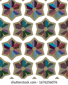 Textura de fondo abstracta en estilo ornamental geométrico. Diseño impecable.