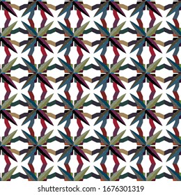 Abstract background texture in geometric ornamental style. Seamless design.