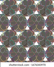 Abstract background texture in geometric ornamental style. Seamless design.
