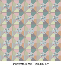 Abstract background texture in geometric ornamental style. Seamless design.