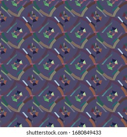 Abstract background texture in geometric ornamental style. Seamless design.