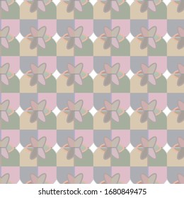 Abstrakte Hintergrundtextur im geometrischen Zierstil. Nahtloses Design.