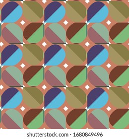 Abstract background texture in geometric ornamental style. Seamless design.
