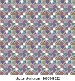 Abstract background texture in geometric ornamental style. Seamless design.