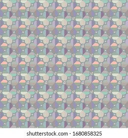 Abstract background texture in geometric ornamental style. Seamless design.