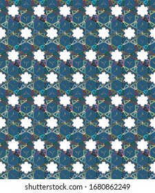 Abstract background texture in geometric ornamental style. Seamless design.