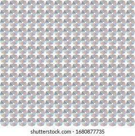 Abstrakte Hintergrundtextur im geometrischen Zierstil. Nahtloses Design.