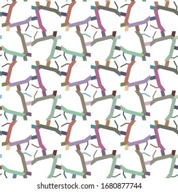 Abstract background texture in geometric ornamental style. Seamless design.