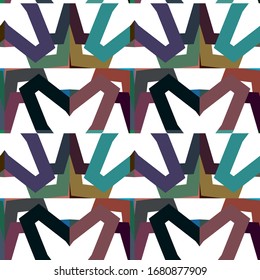 Abstract background texture in geometric ornamental style. Seamless design.