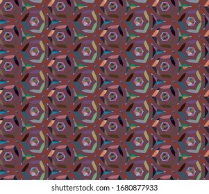 Abstract background texture in geometric ornamental style. Seamless design.