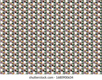 Abstract background texture in geometric ornamental style. Seamless design.