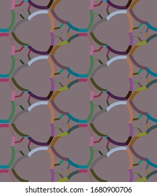 Abstract background texture in geometric ornamental style. Seamless design.