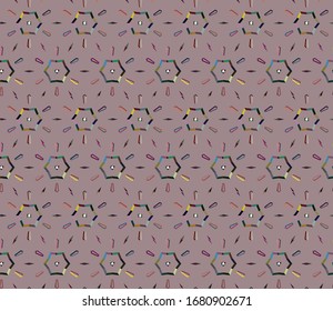 Textura de fondo abstracta en estilo ornamental geométrico. Diseño impecable.