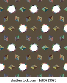 Abstract background texture in geometric ornamental style. Seamless design.