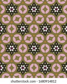 Abstract background texture in geometric ornamental style. Seamless design.