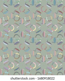 Abstract background texture in geometric ornamental style. Seamless design.