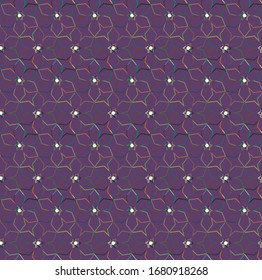 Abstrakte Hintergrundtextur im geometrischen Zierstil. Nahtloses Design.