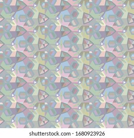 Abstract background texture in geometric ornamental style. Seamless design.