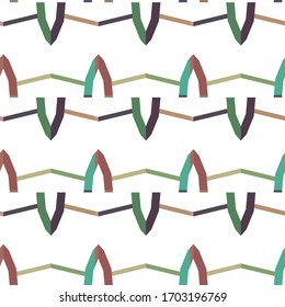 Abstract background texture in geometric ornamental style. Seamless design.