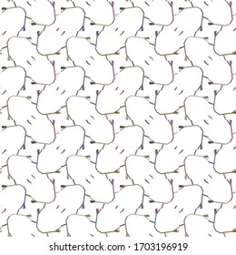 Abstract background texture in geometric ornamental style. Seamless design.