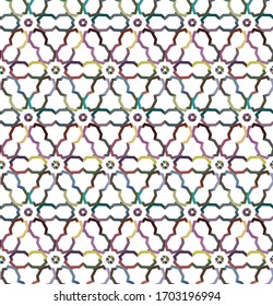 Textura de fondo abstracta en estilo ornamental geométrico. Diseño impecable.