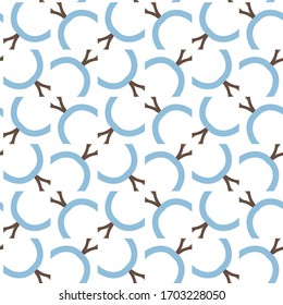 Abstract background texture in geometric ornamental style. Seamless design.