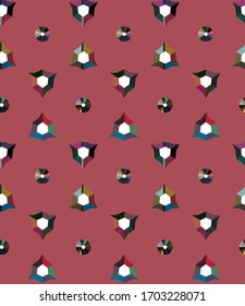 Abstract background texture in geometric ornamental style. Seamless design.