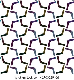 Abstract background texture in geometric ornamental style. Seamless design.
