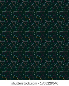 Abstract background texture in geometric ornamental style. Seamless design.
